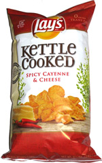 Lay's Kettle Cooked Spicy Cayenne & Cheese
