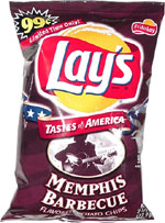 Lay's Memphis Barbecue Flavored Potato Chips