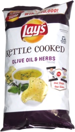 Lay's Kettle Cooked Olive Oil & Herbs