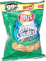 Lay's Kettle Cooked Extra Crunchy Jalapeño Potato Chips