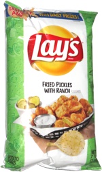 Lay's Fried Pickles with Ranch