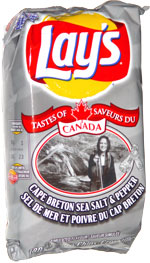 Lay's Tastes of Canada Cape Breton Sea Salt & Pepper