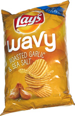Lay's Wavy Roasted Garlic & Sea Salt