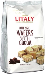 Litaly Bite Size Wafers with Cocoa