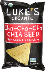Luke's Organic Cha-Cha-Cha Chia Seed MultiGrain & Seed Chips