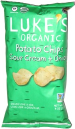 Luke's Organic Potato Chips Sour Cream & Onion
