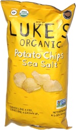 Luke's Organic Potato Chips Sea Salt