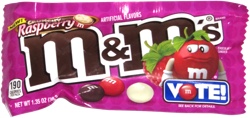 Crunchy Raspberry M&M's