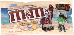 White Chocolate M&M's Pirate Pearls