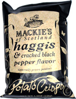 Mackie's of Scotland Haggis & Cracked Black Pepper Flavor Potato Crisps