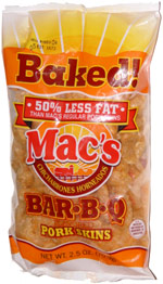 Mac's Baked! Bar-B-Q Pork Skins