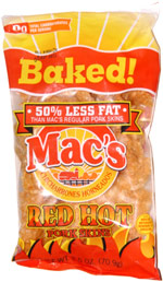 Mac's Baked! Red Hot Pork Skins