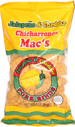 Mac's Jalapeño & Cheddar Pork Rinds