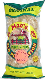 Mac's Old Plantation Pork Rinds Original
