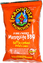 Madhouse Munchies Fire Sweet Mesquite BBQ Kettle Cooked Potato Chips