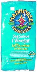 Madhouse Munchies Sea Salted & Vinegar Kettle Cooked Potato Chips