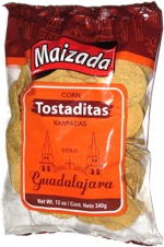 Maizada Corn Tostaditas Raspadas Estilo Guadalajara