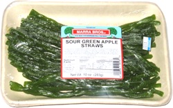 Sour Green Apple Straws