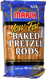 Marsh Low Fat Baked Pretzel Rods