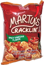 Marty's Cracklin' Spicy Vinegar Flavor