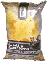 Maverik Bonfire Sea Salt & Cracked Pepper Premium Kettle Cooked Potato Chips