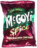 McCoy's Spice Firecracker Chicken Flavour Ridge Cut Potato Chips