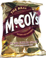 McCoy's Flame Grilled Steak Flavour Ridge Cut Potato Chips