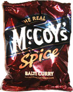 McCoy's Spice Balti Curry Flavour Ridge Potato Chips