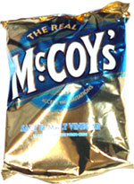 McCoy's Salt & Malt Vinegar Flavour Ridge Cut Potato Chips