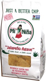 Mi Niña White Corn Tortilla Chips Jalapeño Agave