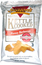 Michael Season's Natural Gourmet Kettle Cooked Honey Barbecue Thick & Crunchy Potato Chips
