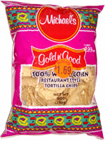 Michael's Gold 'n Good 100% White Corn Restaurant Style Tortilla Chips