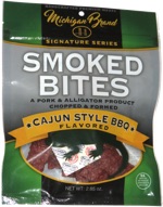 Michigan Brand Smoked Bites Pork & Alligator Cajun Style BBQ