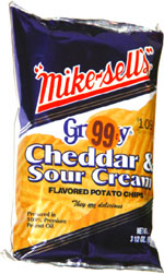 Mike-Sells Groovy Cheddar & Sour Cream Flavor Potato Chips
