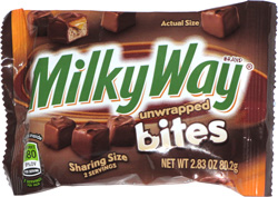 Milky Way Unwrapped Bites