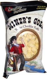 Sensible Portions Miner's Gold White Cheddar Puffs