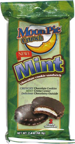 Moon Pie Crunch Mint Chocolate Cookie Sandwich
