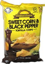 Mother's Farms Sweet Corn & Black Pepper Tortilla Chips