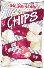 Mr. Knabbits Kartoffel Chips Mit Paprika