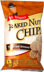Mr. Krispers Baked Nut Chips Toasted Almond
