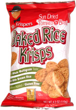 Mr. Krispers Sun Dried Tomato & Basil Baked Rice Krisps