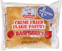 Mr. Snacko Creme Filled Flakie Pastry Raspberry