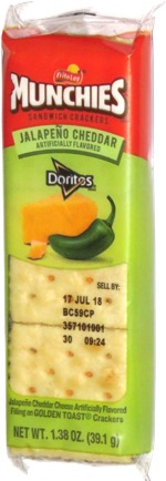 Munchies Sandwich Crackers Jalapeño Cheddar Doritos