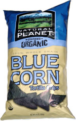 Natural Planet Certified Organic Blue Corn Tortilla Chips