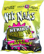 Golden Wonder Nik Naks Cream 'N' Cheesy Flavour