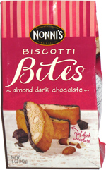 Nonni's Biscotti Bites Almond Dark Chocolate