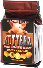 Nutterz Bacon Cheddar Potato Chip Coated Peanuts