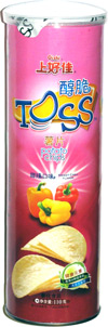Oishi Toss Potato Chips Sweet Chili Flavor