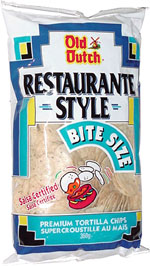 Old Dutch Restaurant Style Bite Size Premium Tortilla Chips