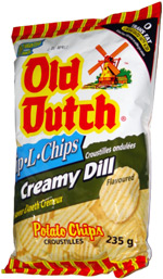 Old Dutch Rip-L-Chips Creamy Dill